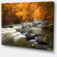 thumbnail image 2 of Automne Terrai avec Arbres et Rivière - Impression sur Toile Paysage, 2 of 4