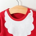 thumbnail image 6 of XDZJLR Baby Boy Girl Christmas Outfit Romper Newborn Infant Xmas Outfits Santa Long Sleeve Jumpsuit With Hat Xmas Outfits 0-3 Months, 6 of 9