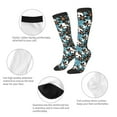 thumbnail image 5 of Fotbe Lilies Flowers print Women's Men's Novelty Crew Socks Cotton Socks Knee High Socks for Walking,Running,Nurses,Pregnancy, 5 of 8