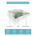 thumbnail image 5 of Summer Tropical Leaves Summer Quilt Set Full Size, Soft Microfiber Quilted Bedding Set with 2 Pillow Shams, Green Botanical Palm Trees Lightweight All Season Bedspread Coverlet for Bedroom 78"x90", 5 of 6