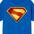 thumbnail image 2 of Superman Logo Adult Royal Blue Crew Neck Short Sleeve T-shirt-3XL, 2 of 5