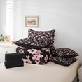 thumbnail image 5 of Feelyou Vintage Blossoms Floral Twin Bedding Sets 7-Piece, Rustic Farmhouse Bedding Comforter Set, Teen Child Kid Adult Reversible Sheet Sets, Breathable Home Decor, 5 of 7