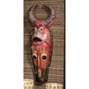 African Buffalo Wildlife Tribal Masks Wall Decor