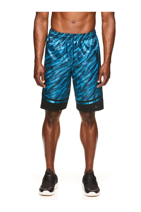 Men's And Big Men's Active Camo Home Court Basketball Short, 11" Inseam, up to Size 5XL