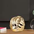 thumbnail image 3 of Almohada con nudo, almohada anudada con forma de bola, estatua, almohadas anudadas decorativas, almohada con nudo redondo para fotografía, suelo , oro, 3 of 8