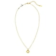 thumbnail image 1 of Collar con Colgante Sailing Inicial Pequeña Dorado, 1 of 5