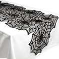 thumbnail image 2 of Mantel de tela de araña gótica de Halloween, cubierta de corredor de mesa para el hogar, decoración de fiesta, kaili Sencillez, 2 of 2