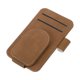thumbnail image 1 of Clip de gafas de sol magnético para coche, soporte universal para visera de gafas de sol, color marrón ante, 11.2x7cm, 1 pieza, 1 of 7