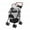 as show, variant on Thehsnt 4-Wheel Folding Pet Stroller - Carrier for Small Dogs & Cats with Safety Mesh