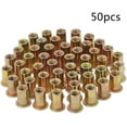 thumbnail image 2 of 50pcs M6 Plated Carbon Steel Blind Nuts, 2 of 5