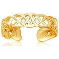 thumbnail image 1 of 14k Yellow Gold Toe Ring in a Celtic Knot Style, 1 of 2