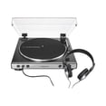 thumbnail image 2 of Audio-Technica AT-LP60XHP-GM Fully Automatic Belt-Drive Turntable – Gun Metal, 2 of 3
