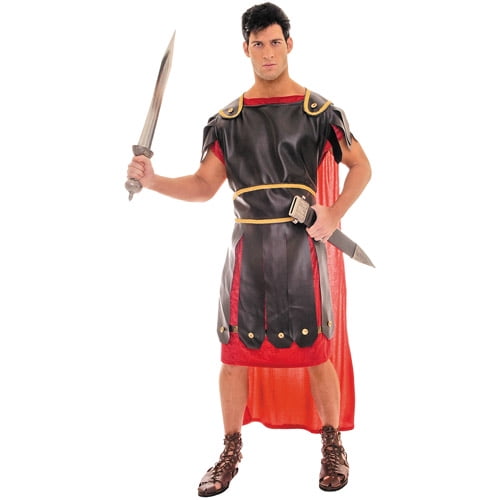 Black Red Centurion Adult Halloween Costume - Walmart.com