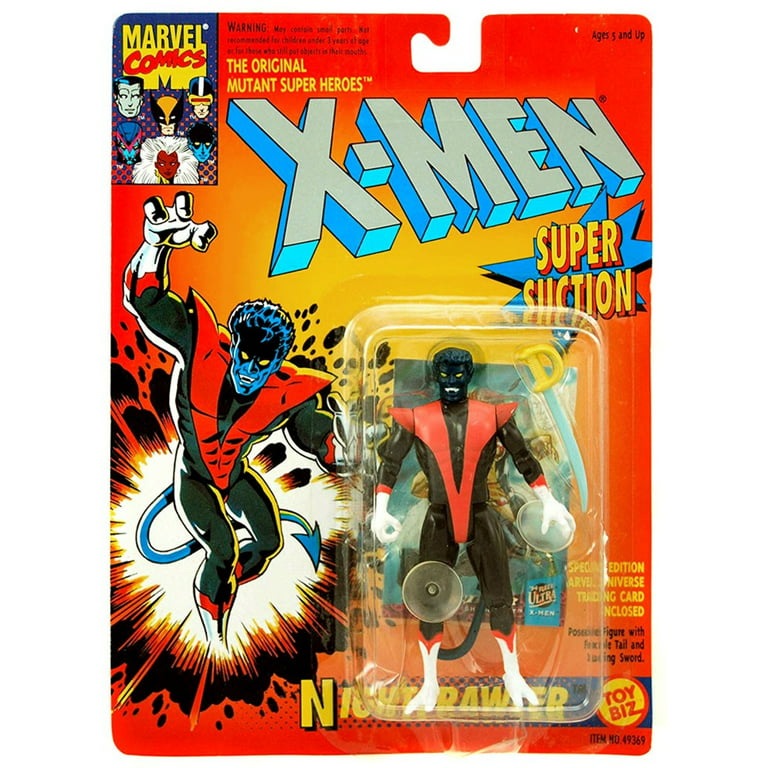 Marvel X-Men Nightcrawler Action Figure [Super Suction] - Walmart.com