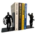 thumbnail image 2 of HeavenlyKraft Superheros Decorative Metal Bookends Superhero Bookends Decorative Metal Bookends Non Skid Book End, Book Stopper for Home/ Office Decor/ Shelves, 5.9 X 3.9 X 3.14 Inch Per Piece, 2 of 4