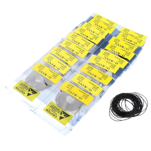 950pcs 12mm-30mm Junta Tórica Reloj Trasero Junta Junta De Goma Reparación Tamaño 12mm-30mm - 0.5mm Sunnimix ver junta trasera