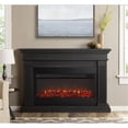 thumbnail image 7 of Bowery Hill Traditional Solid Wood Electric Fireplace in Gray, 7 of 7