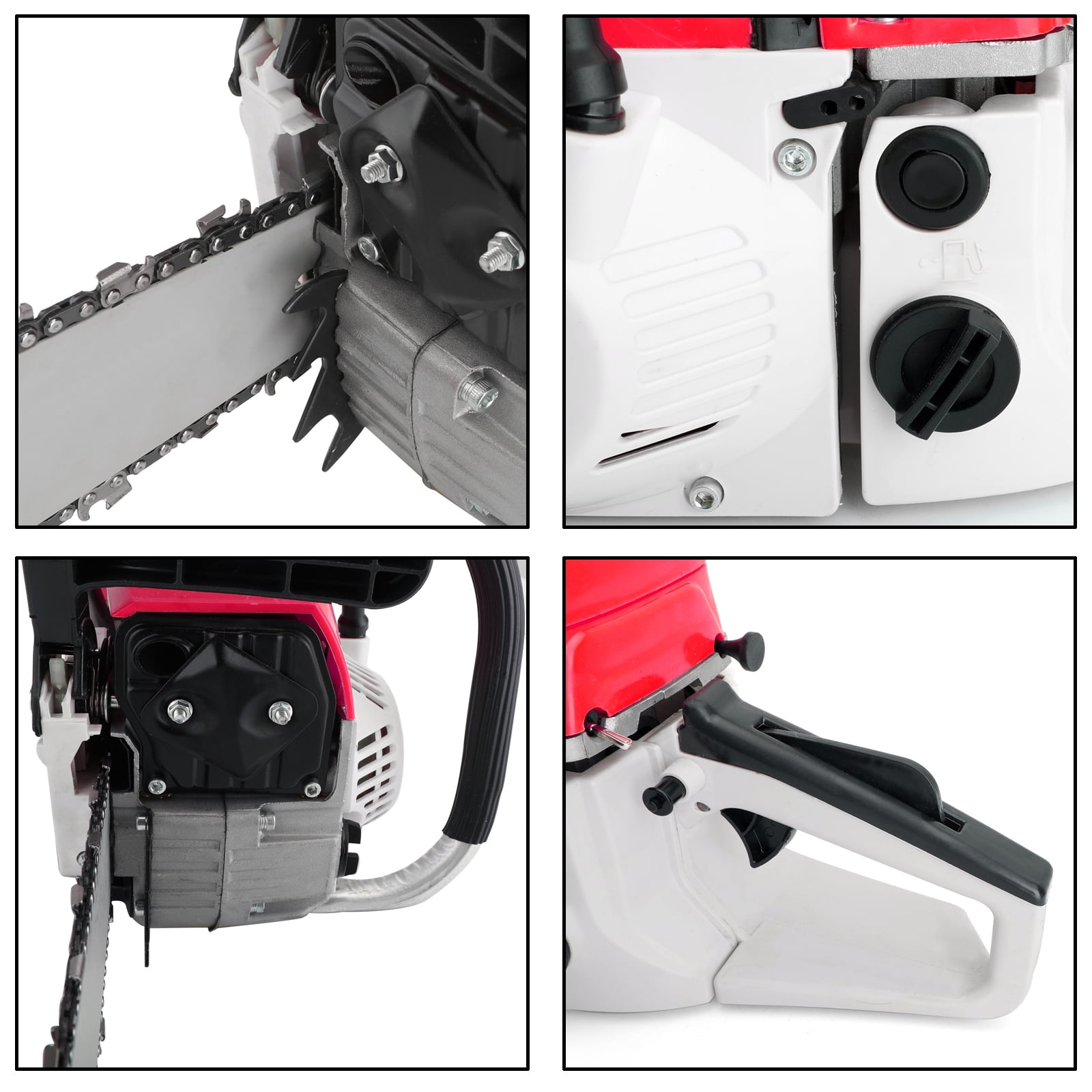 52cc/62cc Chainsaw 20"/22" Bar Powered Engine 2 Cycle Gasoline Chain Saw