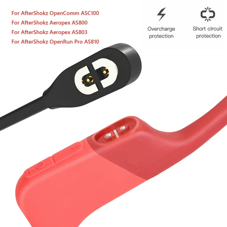 Magnetic Charging Cable Replacement for AfterShokz Aeropex AS800 and  OpenComm ASC100SG Headphones 3.3ft - Magnetic USB Charger Cord for  AfterShokz