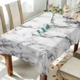 thumbnail image 3 of Marble Gray Table Cover Abstract Texture Table Cloth 60x60 Inch,Washable Tablecloth for Square Tables,Home Decoration Outdoor Tablecloth, 3 of 7
