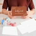 thumbnail image 2 of Koyal Wholesale Wedding Day Gift Cards with Envelopes Set of 8 Terracotta Line Leaves To My Bridesmaid On My Wedding Day, 2 of 5