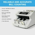 thumbnail image 4 of Safescan 2250 Bill Counter for bills sorted by denomination with 3-point counterfeit detection, 4 of 6