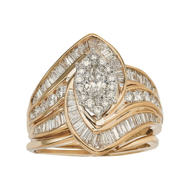 2.00 CT. T.W. Diamond Marquise Ring in 14K Gold