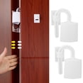 thumbnail image 4 of Cerradura de puerta de seguridad Clip de tope de puerta Abrazadera de puerta de seguridad Tapón de puerta para nios Cerradura protectora para bebésClip de tope de puerta Mgaxyff No, 4 of 5