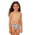 thumbnail image 4 of Glisme Bathing Suits For Girls Two Piece Swimsuits Summer Cute Swimwear For Beach Pool Party Size 5-6 Years, 4 of 4