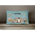 thumbnail image 4 of Carolines Treasures CK7881PW1216 Bernese Mountain Dog Sweet Home Canvas Fabric Decorative Pillow 12H x16W multicolor, 4 of 4
