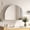 White-Arched, variant on Hironpal Triple Arched Medicine Cabinet,31" x 28" Wall Mounted Bathroom Mirror Cabinet,3 Doors,Metal Edge,Black
