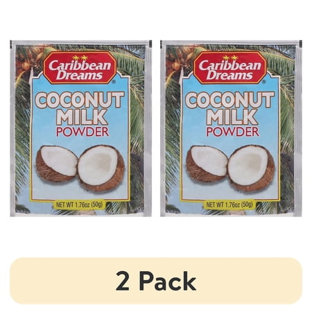 (2 pack) Caribbean Dreams Coconut Milk, 1.76 oz