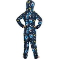 thumbnail image 3 of The Polar Express Kids' Believe Hooded One-Piece Footless Sleeper Union Suit Christmas Holiday Movie Pajama For Boys Girls, 3 of 7