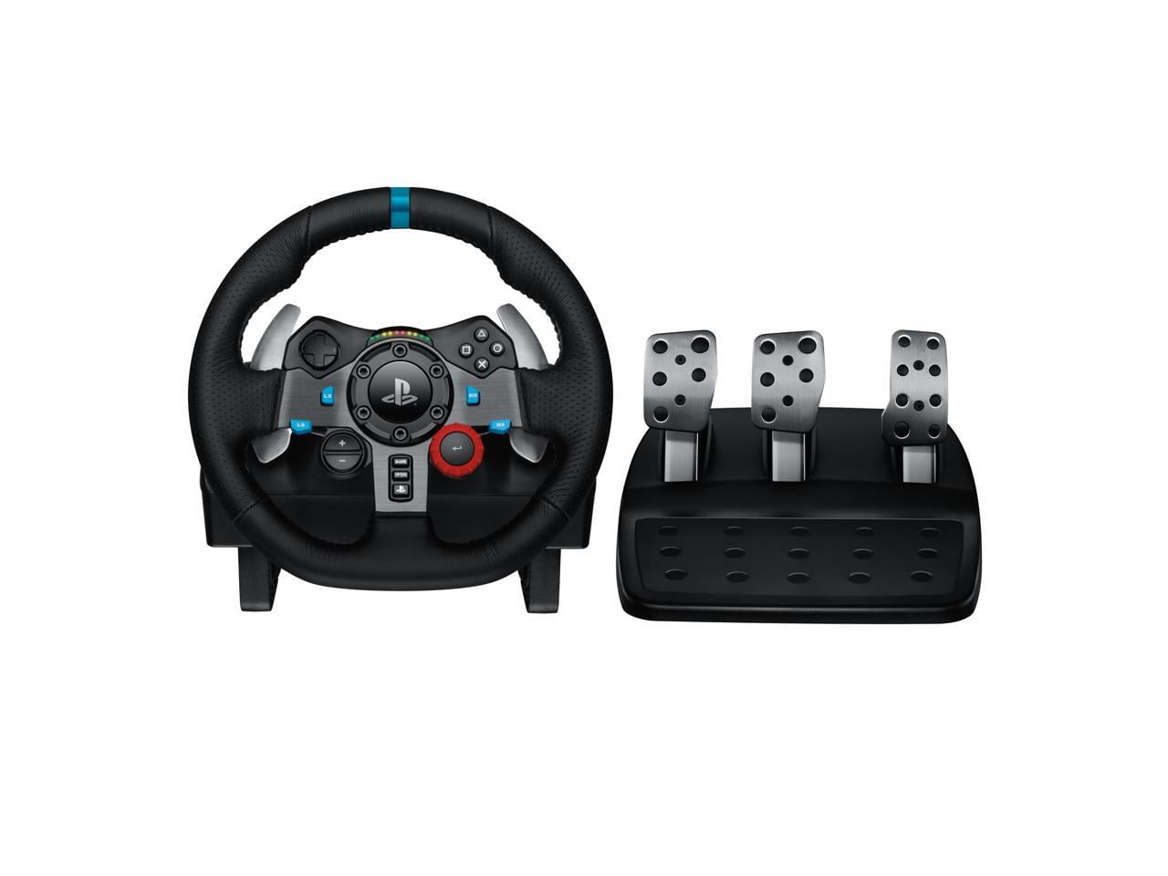 Logitech G923 TRUEFORCE Sim Racing Wheel and Pedals for Gaming on 