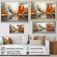 thumbnail image 4 of Designart "Canyons Depths Orange and Grey Canyon" Canyon Floater Framed Canvas Wall Art, 4 of 7