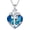 Anchor Necklace, variant on YAFEINI Anchor Crystal Necklace for Women Sterling Silver Blue Anchor Pendant Necklace with Heart Crystal Jewelry Gifts for Birthday Christmas
