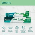 thumbnail image 3 of Himalaya Mint Fresh Gel Toothpaste, Fluoride-Free to Reduce Plaque & Brighten Teeth, 6.17 oz, 2 Pack, 3 of 6
