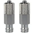 thumbnail image 1 of FONDOTIN 2Pcs Industrial Metal Syringe Adapter Reusable Needle Adapter for Dispenser and Glue Use, 1 of 8
