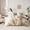 Brown Green Grey, variant on Castle Fairy Kawaii Animal Deer 7-Piece King Bedding Set for Kids Boys Girls
