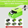 thumbnail image 4 of for Power Wheel Adapter Compatible with Greenworks 40V Battery, Dock Battery Adapter with Fuse, 14 Gauge Wire Power Tool Converter for RC Cars, Robotics, DIY Projects(No Battery), 4 of 6
