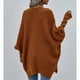 thumbnail image 5 of Suéter Abierto Frontal Para Mujer, Puños Ajustados, Prendas De Vestir De Punto De Tacto Suave Y Cálido, Manga De Murciélago De Color Puro Para Invierno Y Primavera, 5 of 7