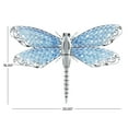 thumbnail image 3 of DecMode Eclectic Metal Turquoise Indoor/Outdoor Dragonfly Wall Décor, 25"W x 16"H, 3 of 8