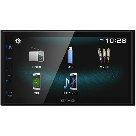 KENWOOD DMX150BT 2-DIN Car Stereo with 6.8" Touchscreen, Bluetooth and Back-up Camera Input (New)