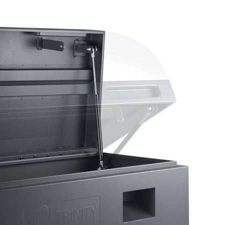 TRINITY | 45" Job Site Box | Matte Rust-Resistant Powder Coated Finish - Gray