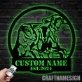 thumbnail image 4 of Craftnamesign Custom Goat Metal Wall Art With LED Light, Personalized Shepherd Name Sign, 4 of 5