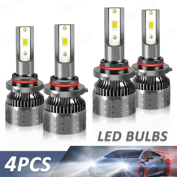 BSBSDJB For Honda Civic Sedan 4-Door 2004-2015 6000K LED Headlight Bulbs High-Low Beam