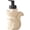Beige, variant on NovaBreeze Cute Squirrel Ceramic Foaming Soap Dispenser, Refillable Pump Lotion Bottle for Bathroom Kitchen Counter Decor(Blue)