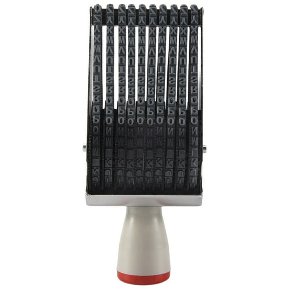 Multipurpose 10 Digit Alphabet Rolling Rubber Stamp English Letter Number Emboss DIY S y13778