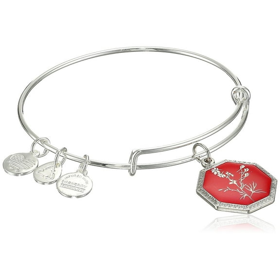 Alex and Ani Neptune's Protection Larkspur Expandable Wire Bangle Bracelet