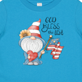 thumbnail image 4 of Inktastic God Bless the USA Gnome Boys or Girls Baby T-Shirt, 4 of 5
